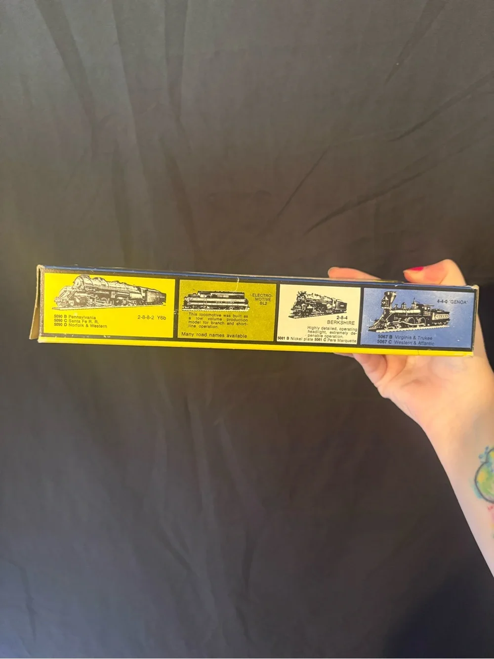 Vintage AHM HO Scale CNJ Alco C424 Diesel Locomotive 1540 Boxed